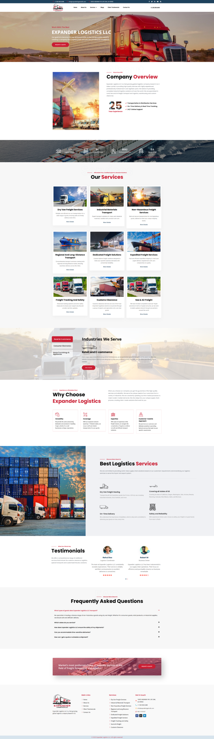 Expander Logistics LLC – Logistics Services