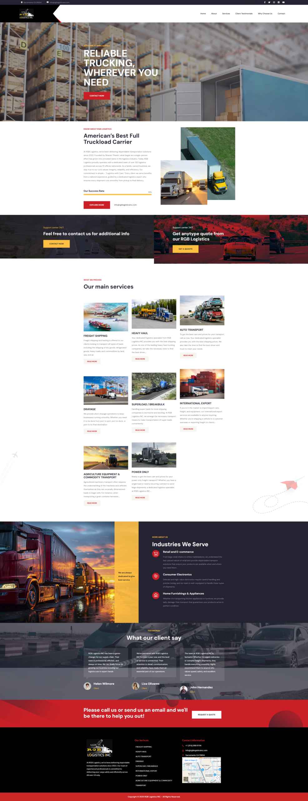RGB Logistics Inc – Logistics Services